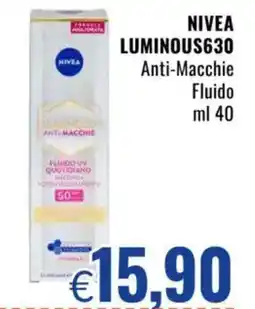 Famila NIVEA LUMINOUS630 Anti-Macchie Fluido offerta