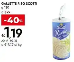 Bennet Gallette RISO SCOTTI offerta