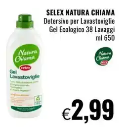 Famila SELEX NATURA CHIAMA Detersivo per Lavastoviglie Gel Ecologico offerta