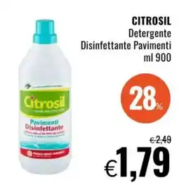 Famila CITROSIL Detergente Disinfettante Pavimenti offerta