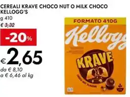 Bennet Cereali krave choco nut o milk choco KELLOGG'S offerta