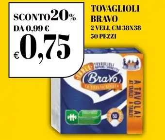 Ekom Tovaglioli bravo offerta