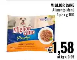 Famila MIGLIOR CANE Alimento Menù offerta