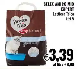 Famila SELEX AMICO MIO EXPERT Lettiera Talco offerta
