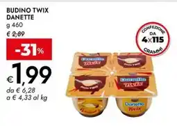 Bennet Budino twix DANETTE offerta