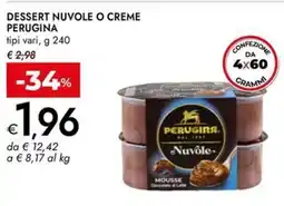 Bennet Dessert nuvole o creme PERUGINA offerta