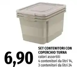 Famila Set contenitori con coperchio turna offerta