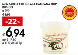 Bennet Mozzarella di bufala campana dop RUBINO offerta