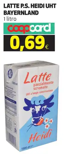 Coop Latte P.S heidi UHT BAYERNLAND offerta