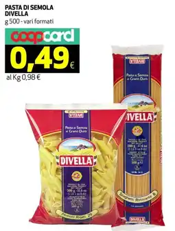 Coop Pasta di semola DIVELLA offerta