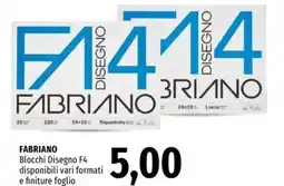 Famila FABRIANO Blocchi Disegno F4 offerta