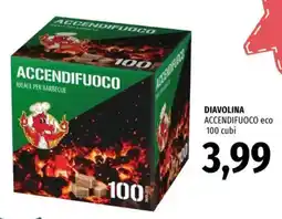 Famila DIAVOLINA ACCENDIFUOCO eco 100 cubi offerta