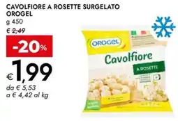 Bennet Cavolfiore a rosette surgelato OROGEL offerta