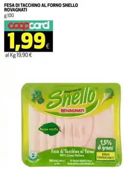 Coop Fesa di tacchino al forno snello ROVAGNATI offerta