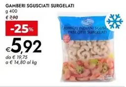 Bennet Gamberi sgusciati surgelati offerta