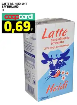Coop Latte P.S. heidi UHT BAYERNLAND offerta