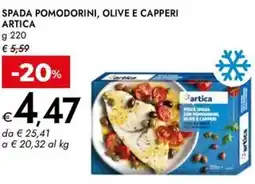 Bennet Spada pomodorini, olive e capperi ARTICA offerta