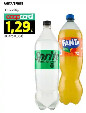 Coop Fanta/sprite offerta
