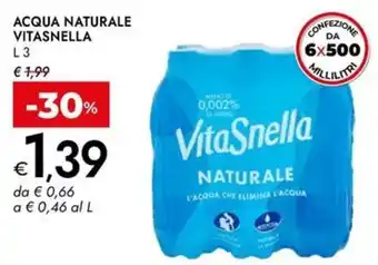 Acqua naturale VITASNELLA