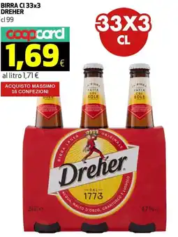 Coop Birra DREHER offerta