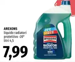 Famila AREXONS liquido radiatori protettivo -20° offerta