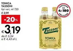 Bennet Tonica TASSONI offerta