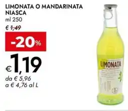 Bennet Limonata o mandarinata NIASCA offerta