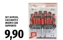 Famila Set 38 pezzi, cacciaviti e inserti con supporto offerta