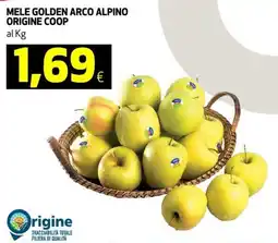 Coop Mele golden arco alpino origine COOP offerta