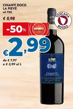 Bennet Chianti docg LA PIEVE offerta