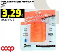 Coop Salmone norvegese affumicato COOP offerta