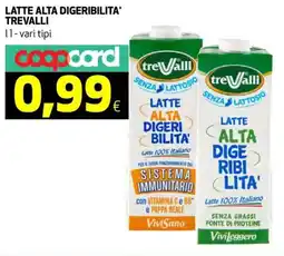 Coop Latte alta digeribilita' TREVALLI offerta