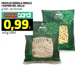 Coop Pasta di semola fresca i sapori del vallo offerta