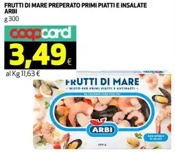 Coop Frutti di mare preperato primi piatti e insalate ARBI offerta