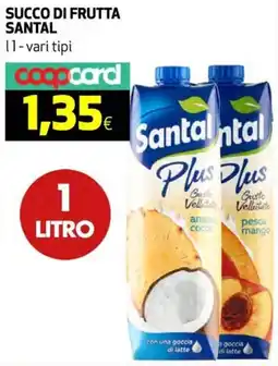 Coop Succo di frutta SANTAL offerta