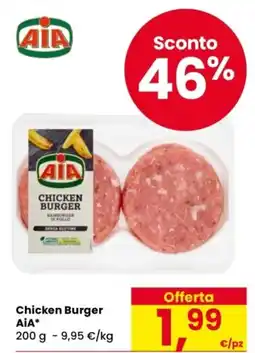 Despar Chicken Burger AiA offerta