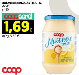 Coop Maionese senza antibiotici COOP offerta