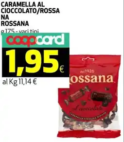 Coop Caramella al cioccolato/rossa na ROSSANA offerta