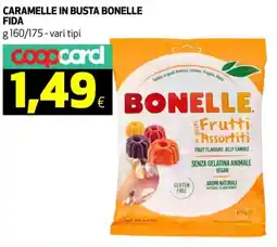 Coop Caramelle in busta bonelle FIDA offerta