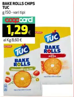 Coop Bake rolls chips TUC offerta