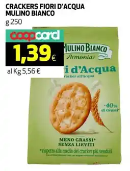 Coop Crackers fiori d'acqua MULINO BIANCO offerta