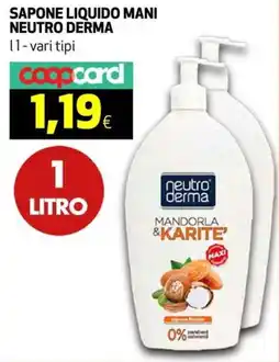 Coop Sapone liquido mani NEUTRO DERMA offerta