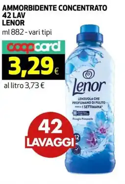 Coop Ammorbidente concentrato LENOR offerta