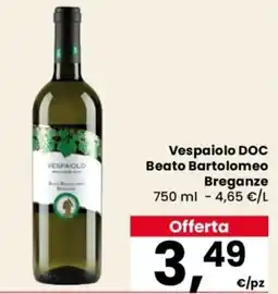 Despar Vespaiolo DOC Beato Bartolomeo Breganze offerta