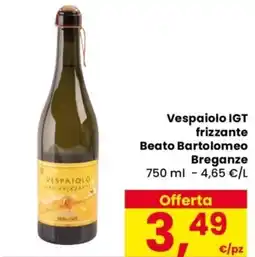 Despar Vespaiolo IGT frizzante Beato Bartolomeo Breganze offerta