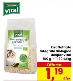 Despar Riso Soffiato Integrale Biologico Despar Vital offerta