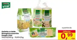 Despar Gallette o cialde Biologiche assortite Despar Vital offerta