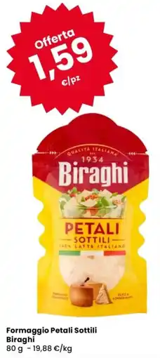 Despar Formaggio Petali Sottili Biraghi offerta
