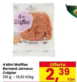 Despar 4 Mini Waffles Bernard Jarnoux Crêpier offerta