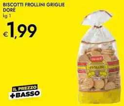 Bennet Biscotti frollini griglie DORÉ offerta